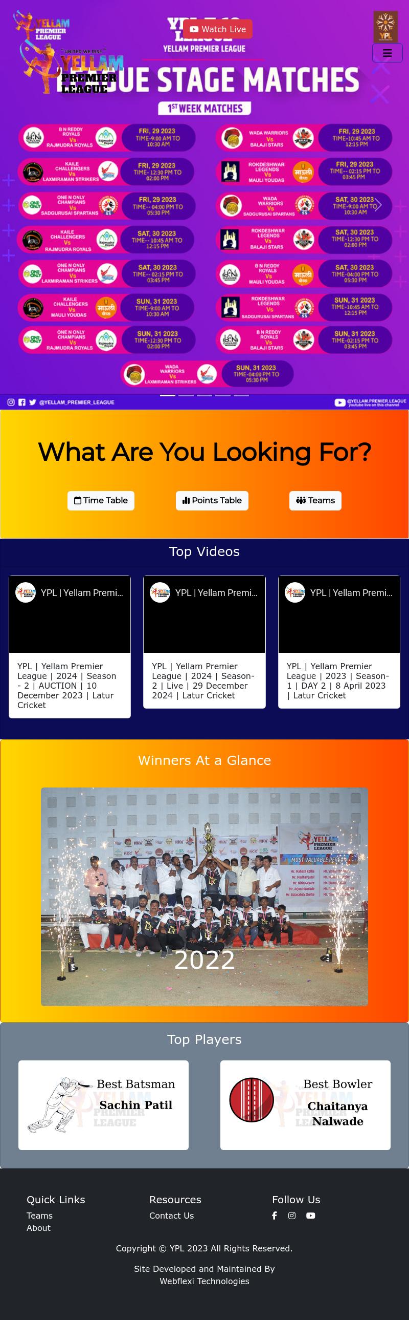 YPL Cricket League